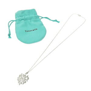 TIFFANY Co Silver Olive Leaf Necklace